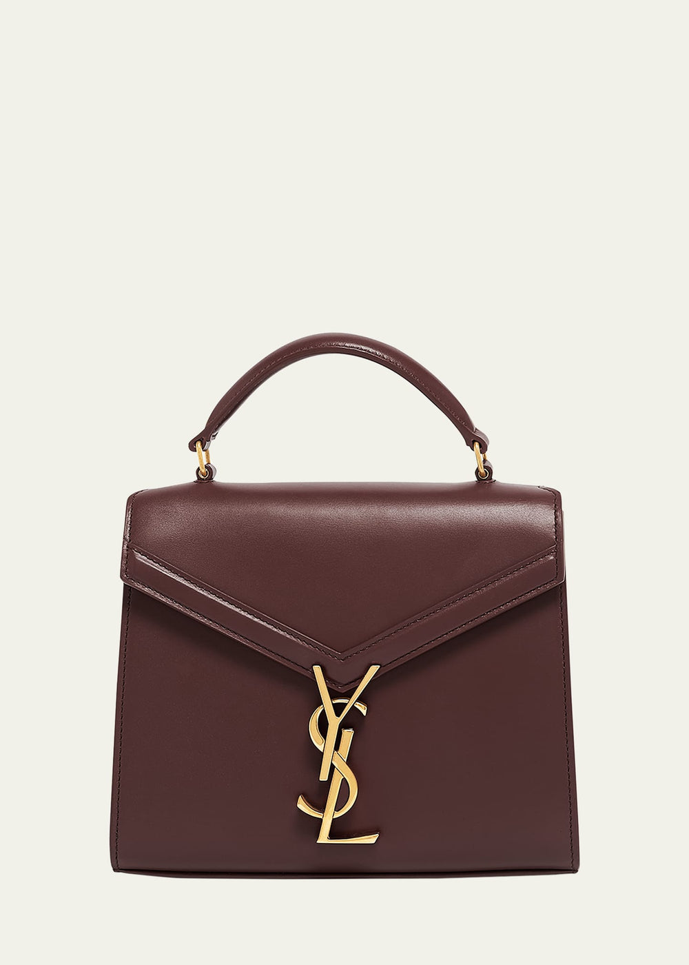 Cassandre Mini Monogram YSL Box Calf Top-Handle Bag