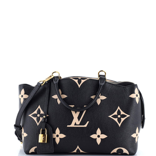 Petit Palais Handbag Bicolor Monogram Empreinte Giant