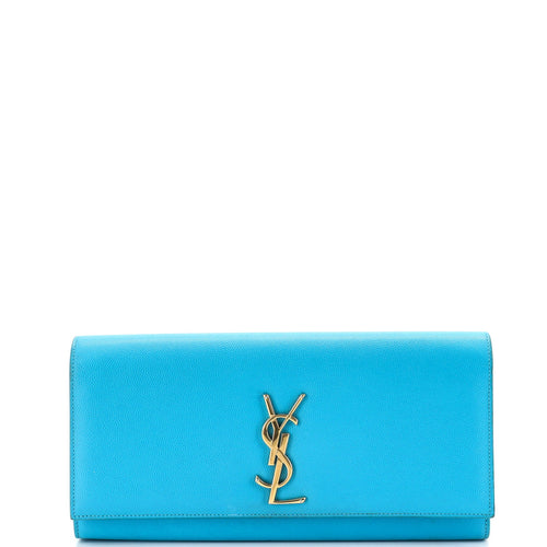 Classic Monogram Clutch Leather Long