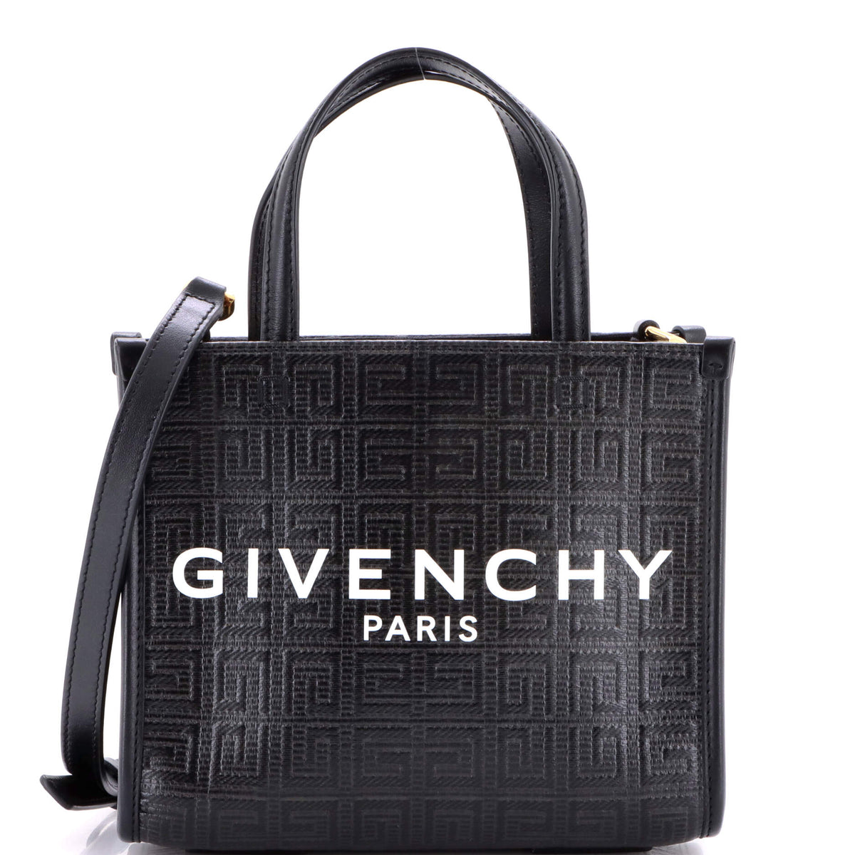 Givenchy GIVENCHY G-Tote 4G Embossed Coated Canvas Mini