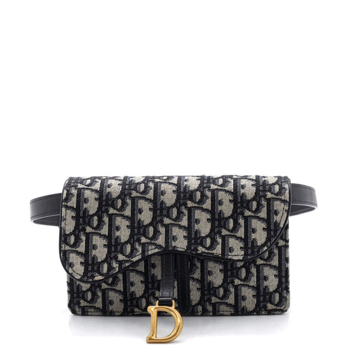 Saddle Rectangular Belt Bag Oblique Canvas