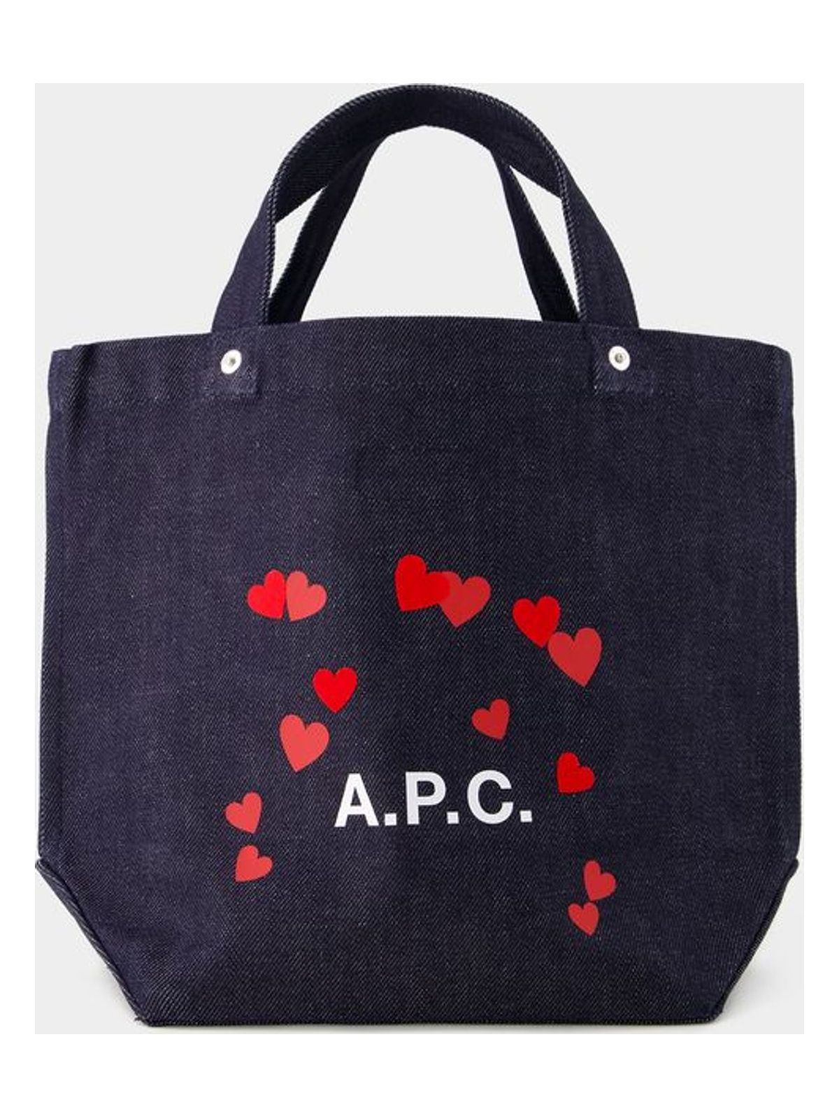 A.p.c. Thais Mini Blondie Shopper Bag in Blue | COCSX Color M61915