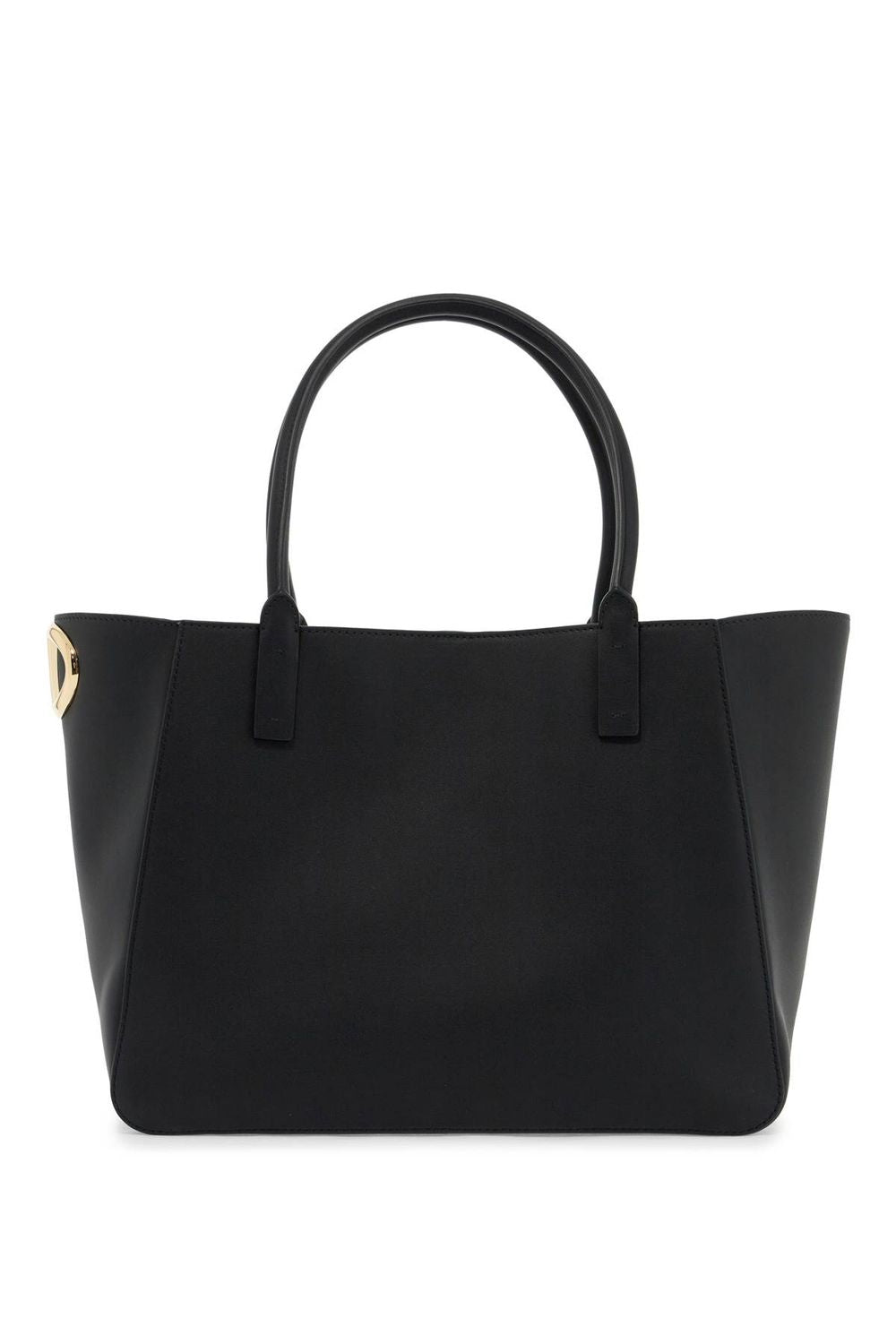 Valentino Garavani Women's Nappa Calfskin Vlogo Side Tote Bag in Nero | 5W2B0Q29PWL