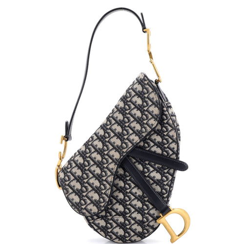 Saddle Handbag Oblique Canvas Medium
