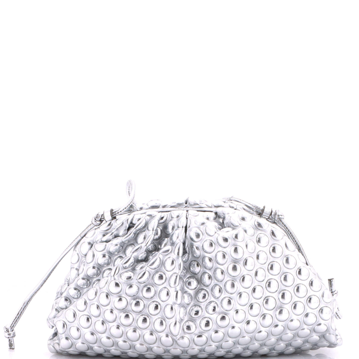 Bottega Veneta The Pouch Bubble Wrap Textured Leather Mini