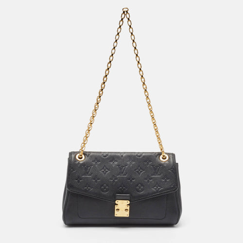 Black Monogram Empreinte Leather Saint Germain PM Bag