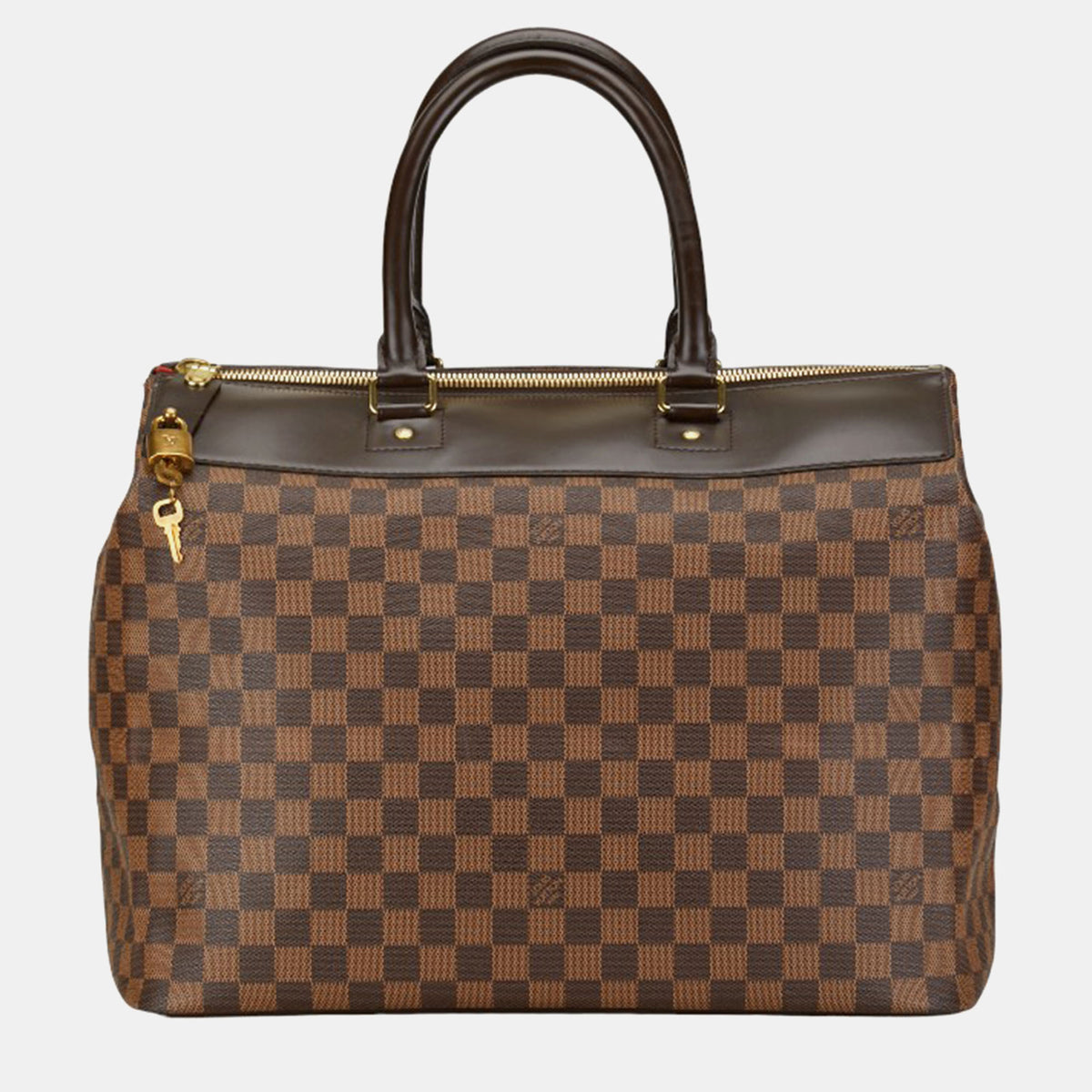 Louis Vuitton Brown Damier Ebene Canvas Greenwich Top Handle Bag