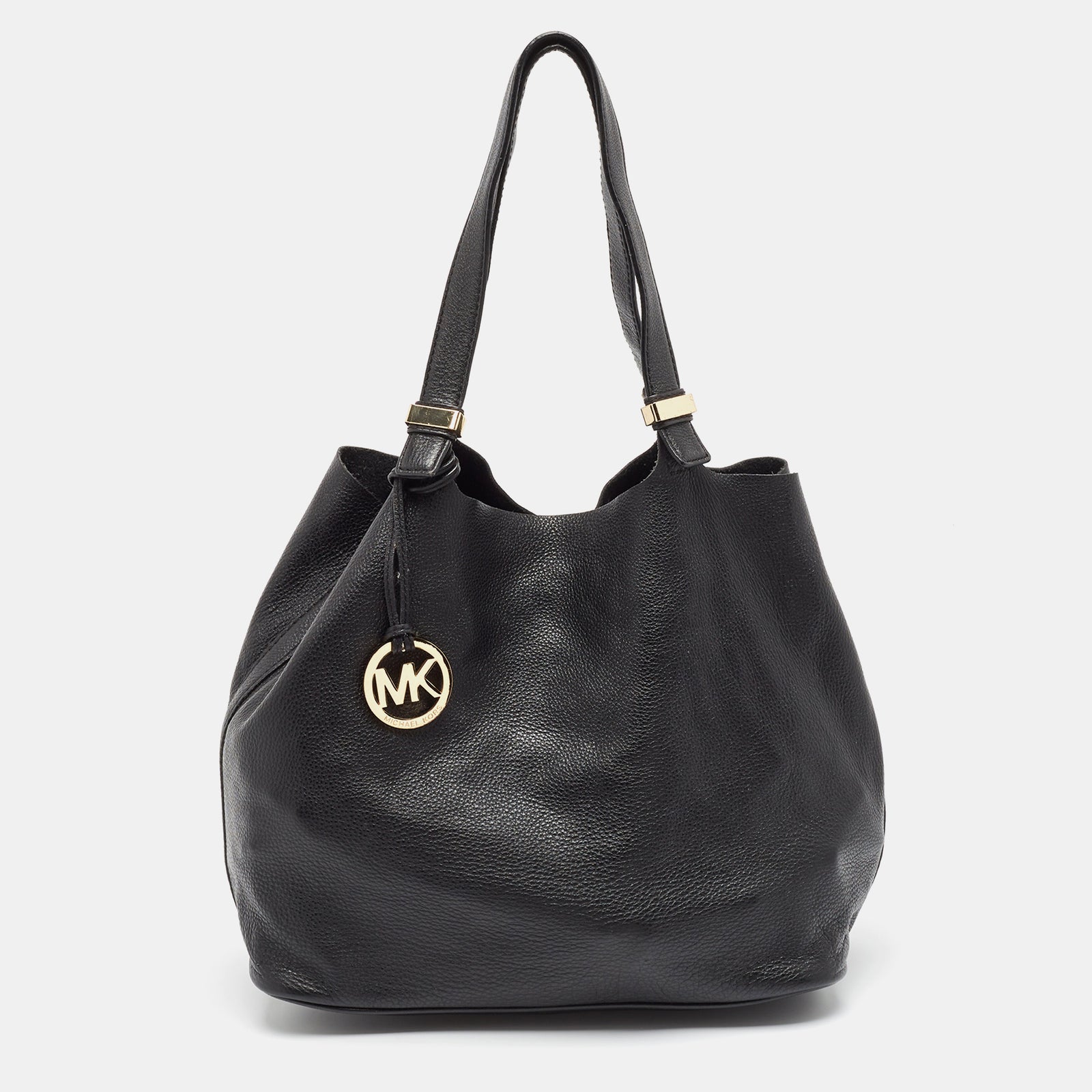 Michael Kors Black Soft Leather Colgate Tote