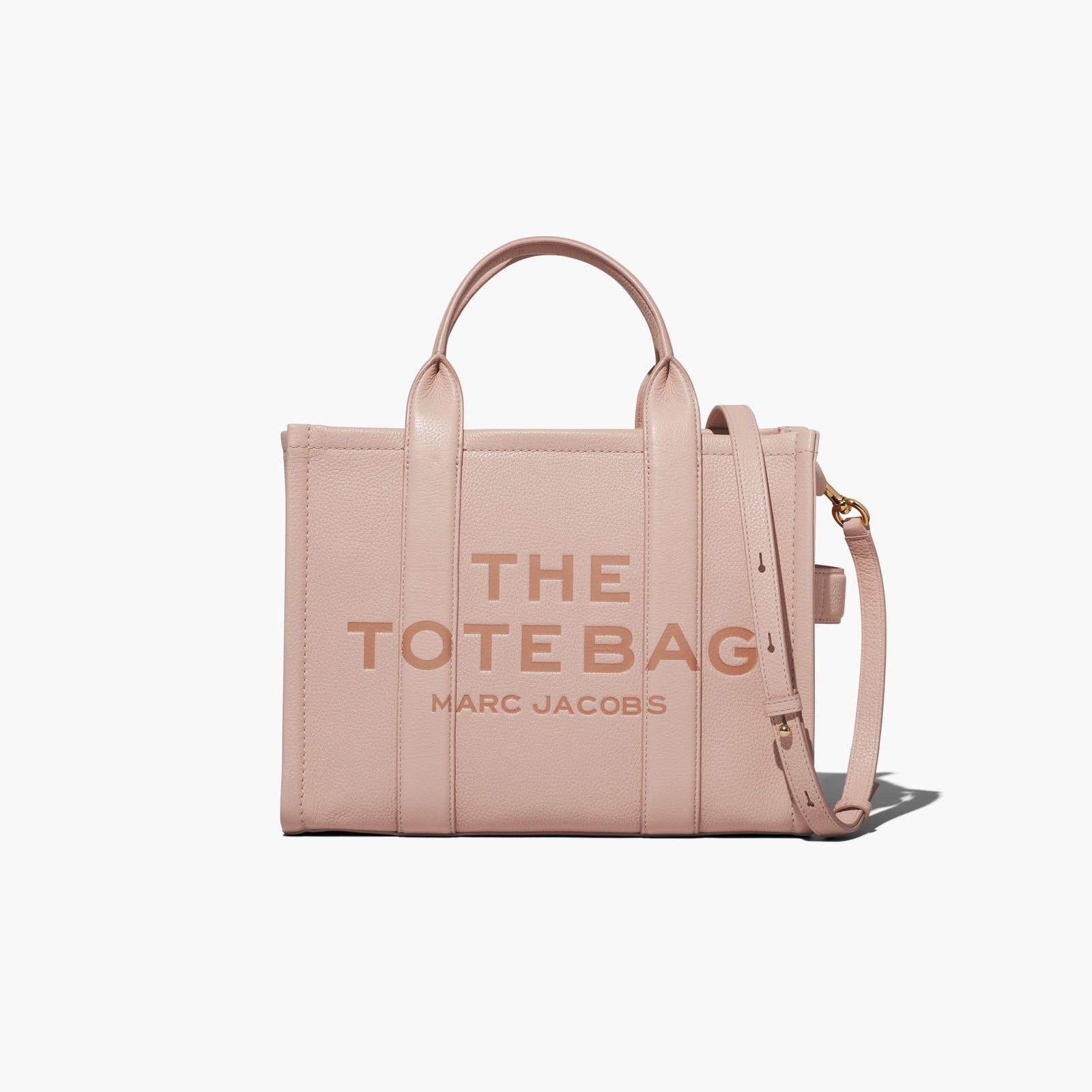 Marc Jacobs The Leather Medium Tote Bag in Rose