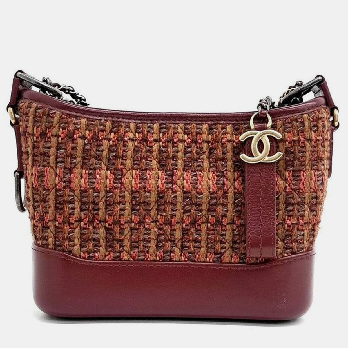 Chanel Tweed Gabrielle Hobo Bag Small