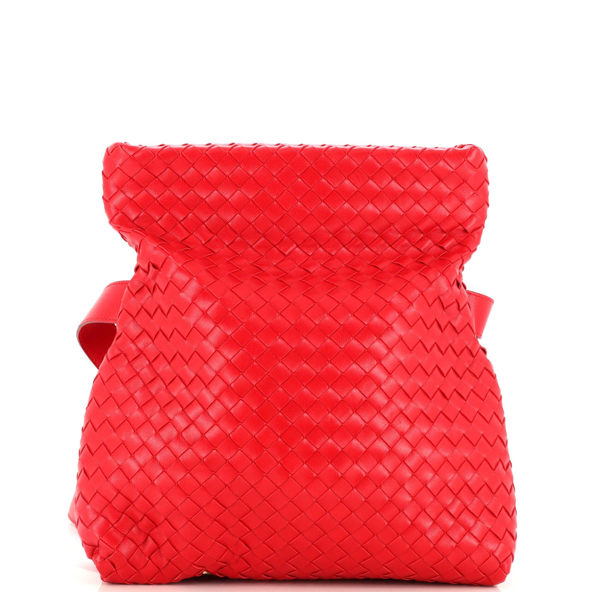 Bottega Veneta Fold Over Shoulder Bag Intrecciato Nappa Small