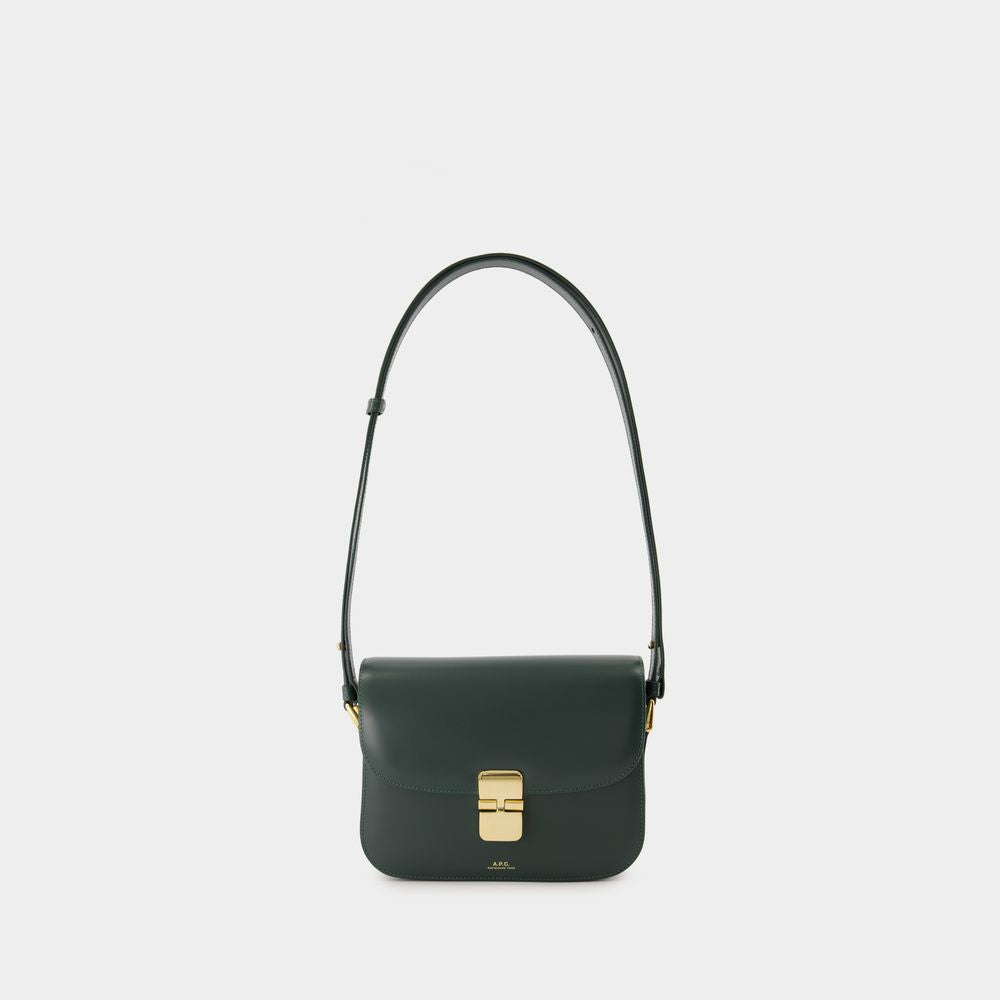 A.p.c. Women's Grace Small Bag in Green | PXBMW Color F61413 Color KAF
