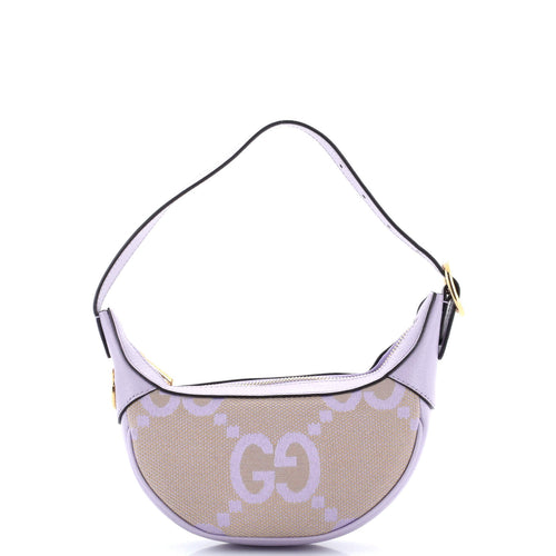 GUCCI Ophidia Half Moon Bag Jumbo GG Canvas Mini