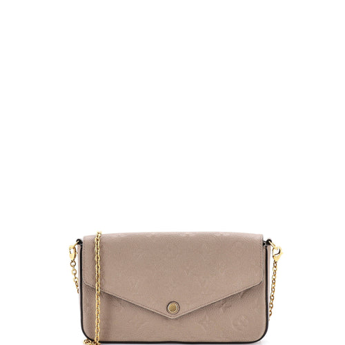Felicie Pochette Monogram Empreinte Leather