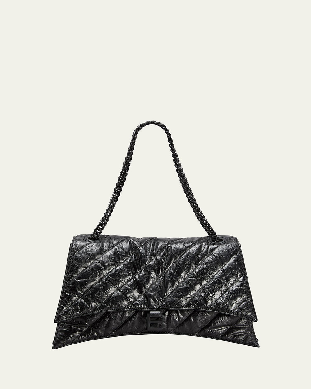 Crush Medium Quilted Chain Shoulder Bag