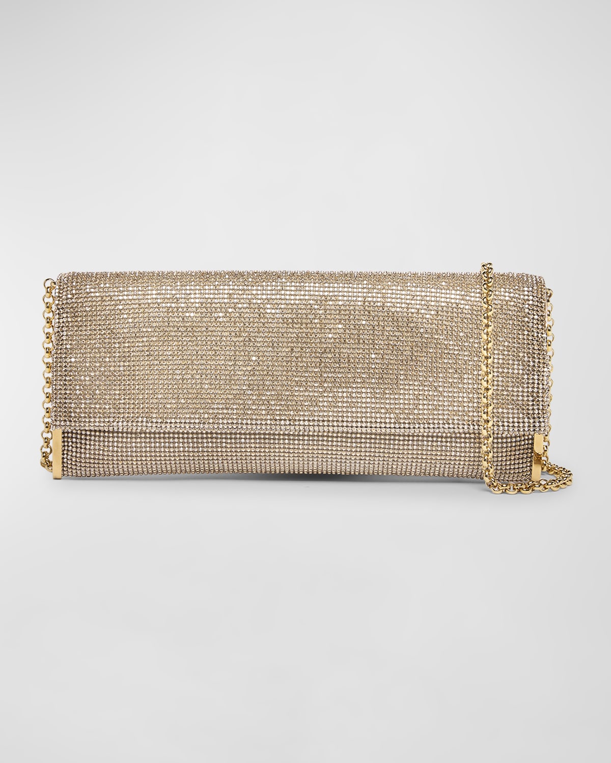 Benedetta Bruzziches Kate – Clutch aus Netzstoff mit Kristallen