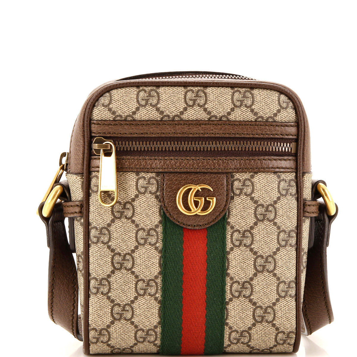 Gucci GUCCI Ophidia Messenger Bag GG Coated Canvas Mini