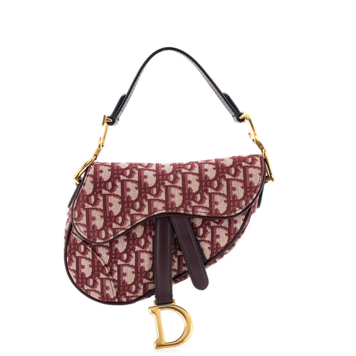 Saddle Handbag Oblique Canvas Mini
