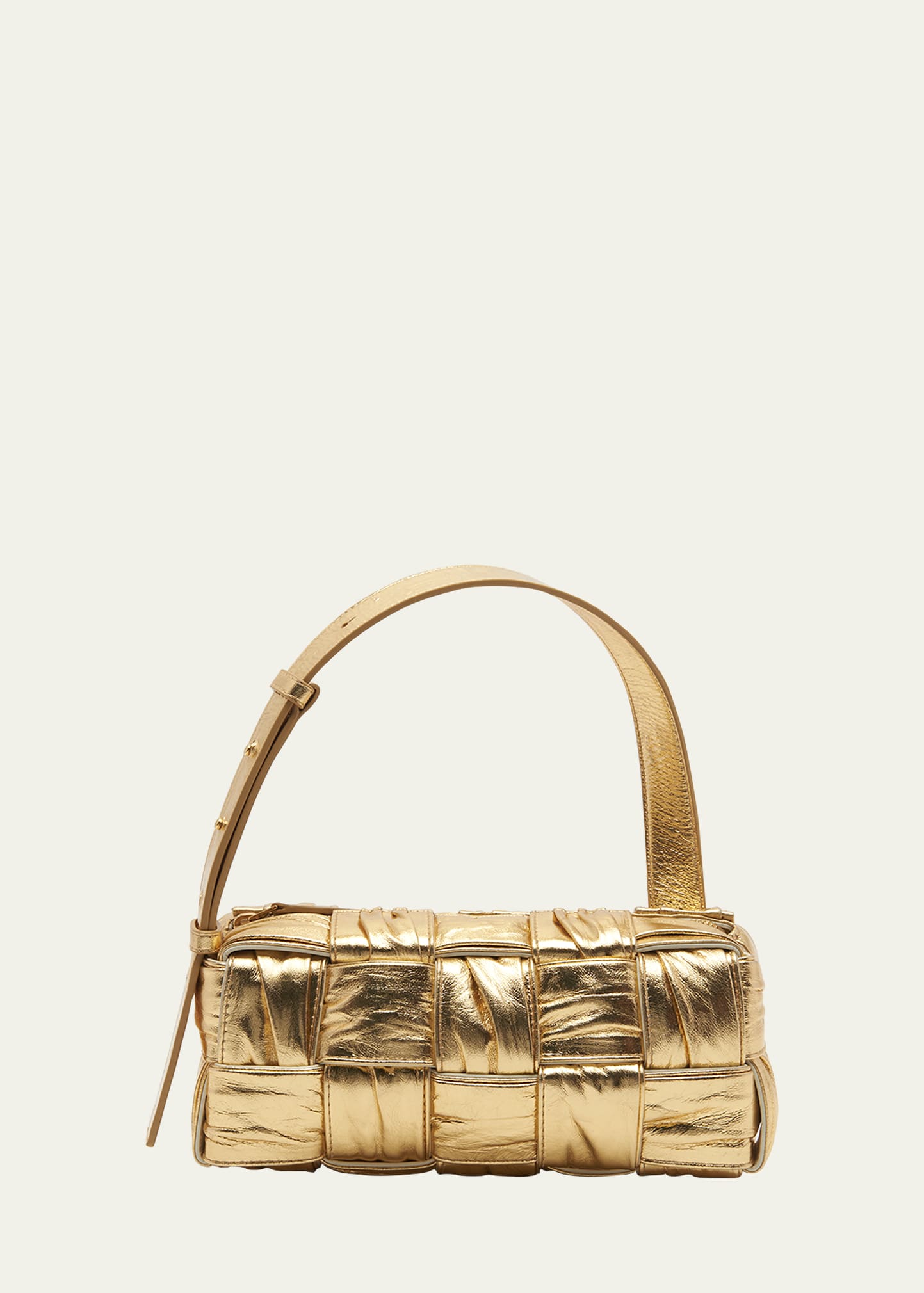 Bottega Veneta Cassette Small Intreccio Shoulder Bag