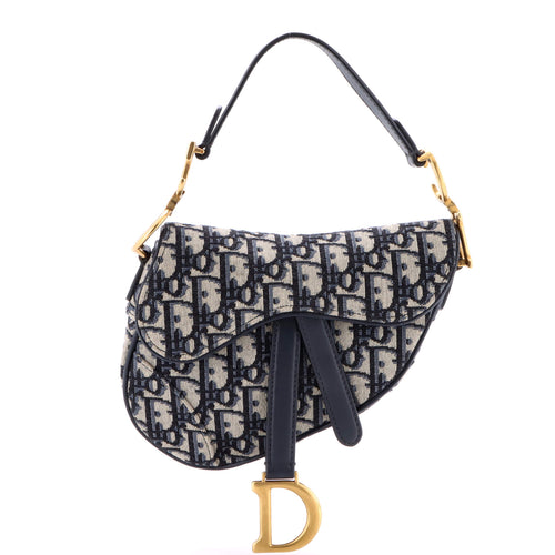 Saddle Handbag Oblique Canvas Mini