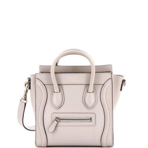 CELINE Luggage Bag Smooth Leather Nano