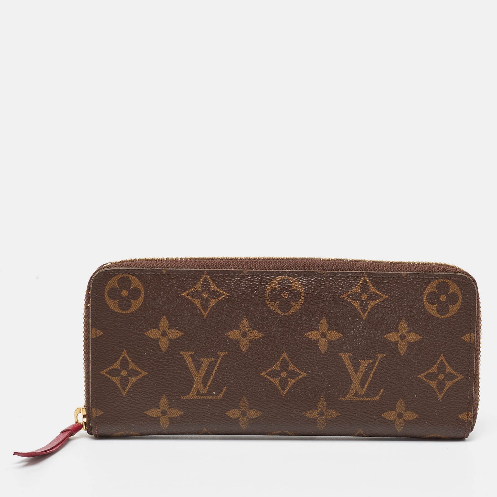 Louis Vuitton Clemence-Geldbörse aus Canvas mit Monogramm