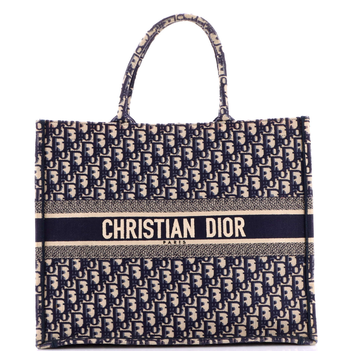 Christian Dior Book Tote Oblique Canvas Large