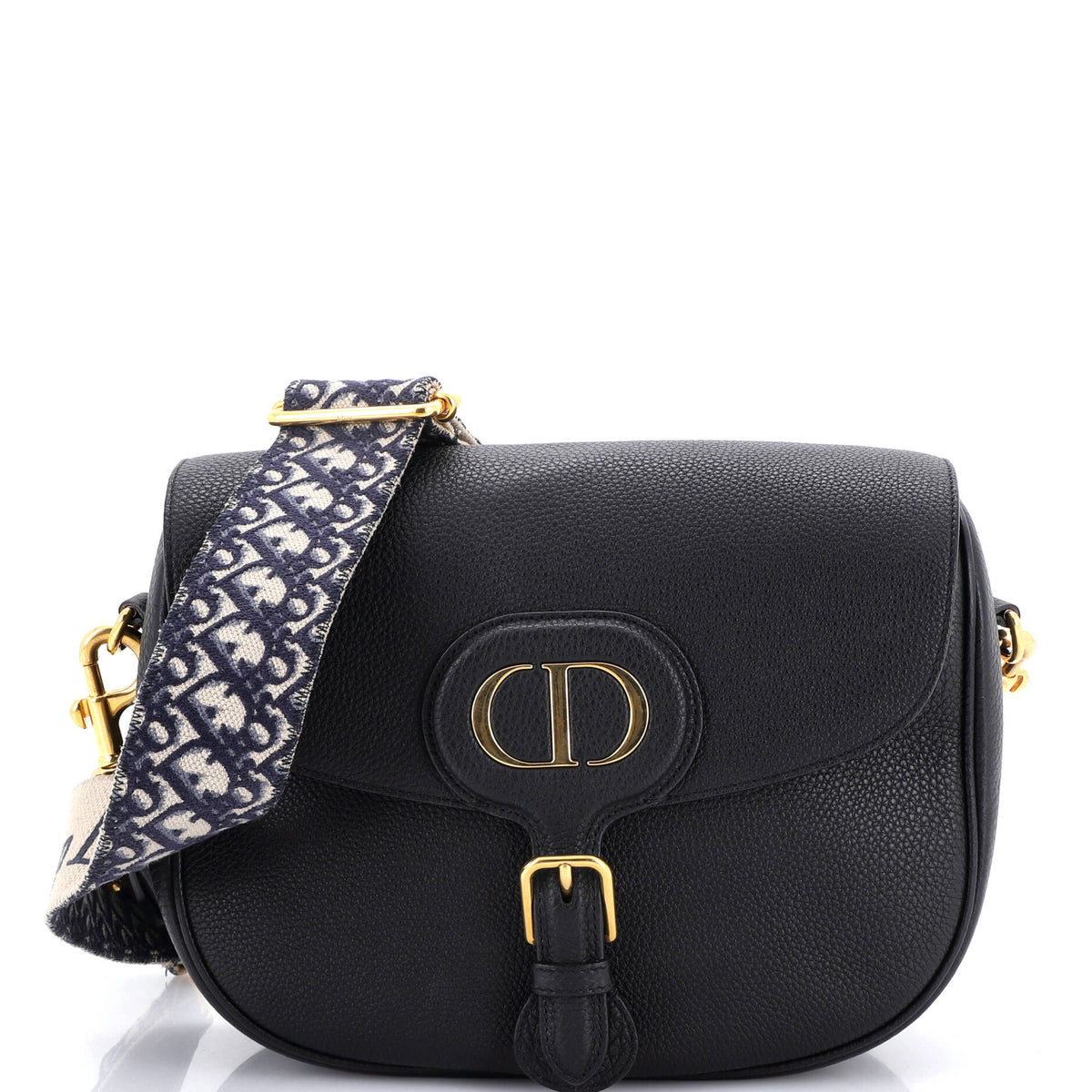 Christian Dior Bobby Flap Bag Leather Large