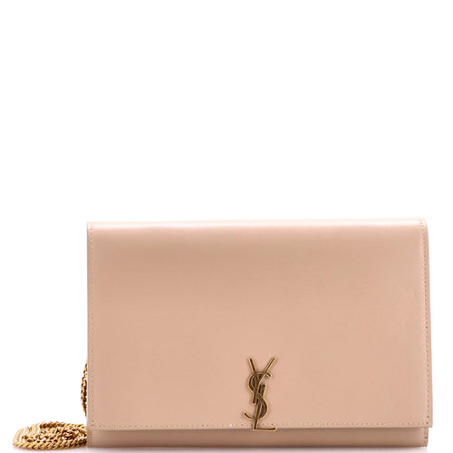 Classic Monogram Flap Chain Wallet Leather