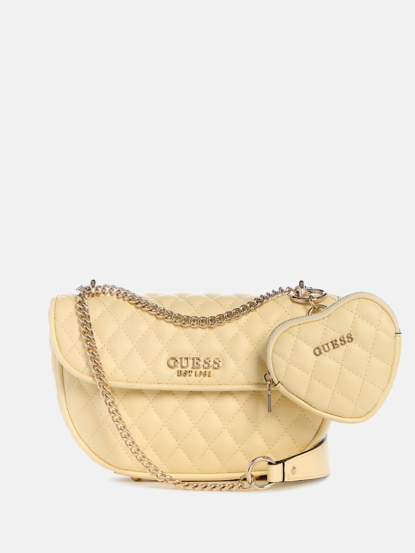 Guess Atabey Quilted Convertible Crossbody