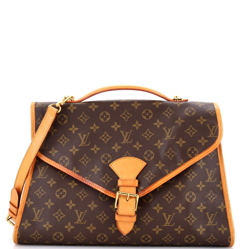 Beverly Briefcase Monogram Canvas MM