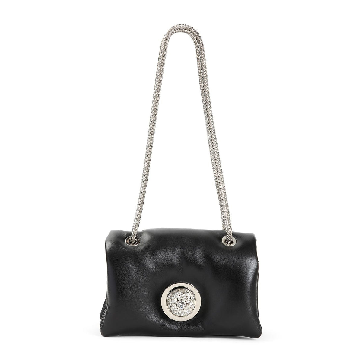 Giambattista Valli Women's Mini Airbag Cushion Bag in Black | Size UNICA | 24FWXVSAB881S1SLE