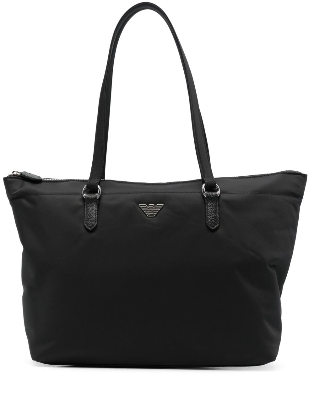 Emporio Armani Women's Nylon Tote Bag in Black | Size UNI | Y3D279YWS1E80001