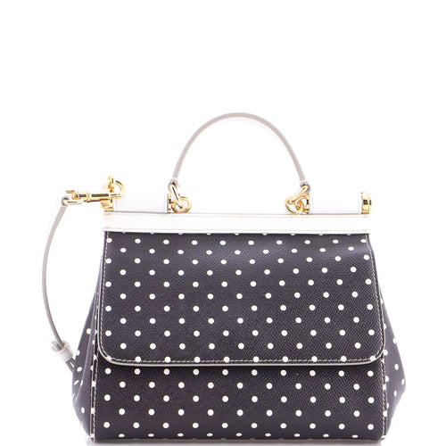 Miss Sicily Bag Printed Leather Small