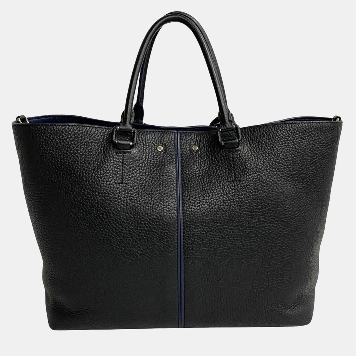 Louis Vuitton Black Leather Pernelle Tote Bag
