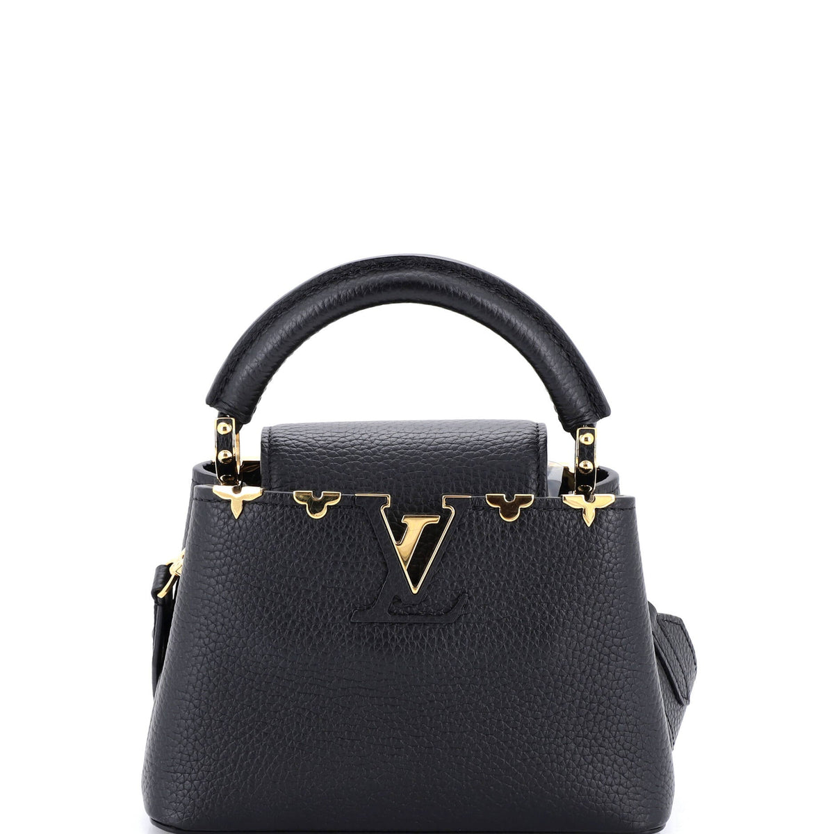 Louis Vuitton Capucines Bag Leather with Embellished Detail Mini