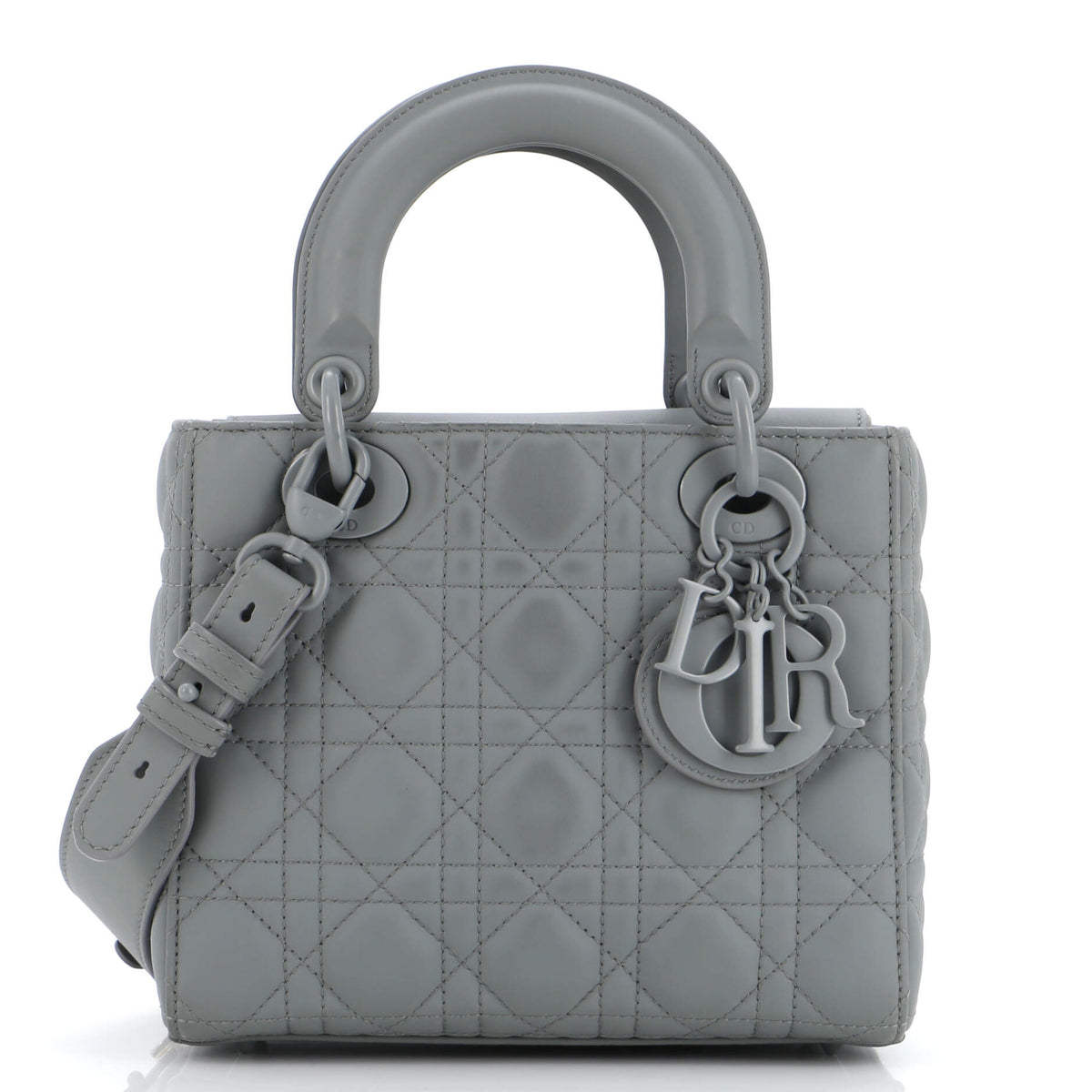 Christian Dior Ultra Matte My ABCDior Lady Dior Bag Cannage Quilt Calfskin