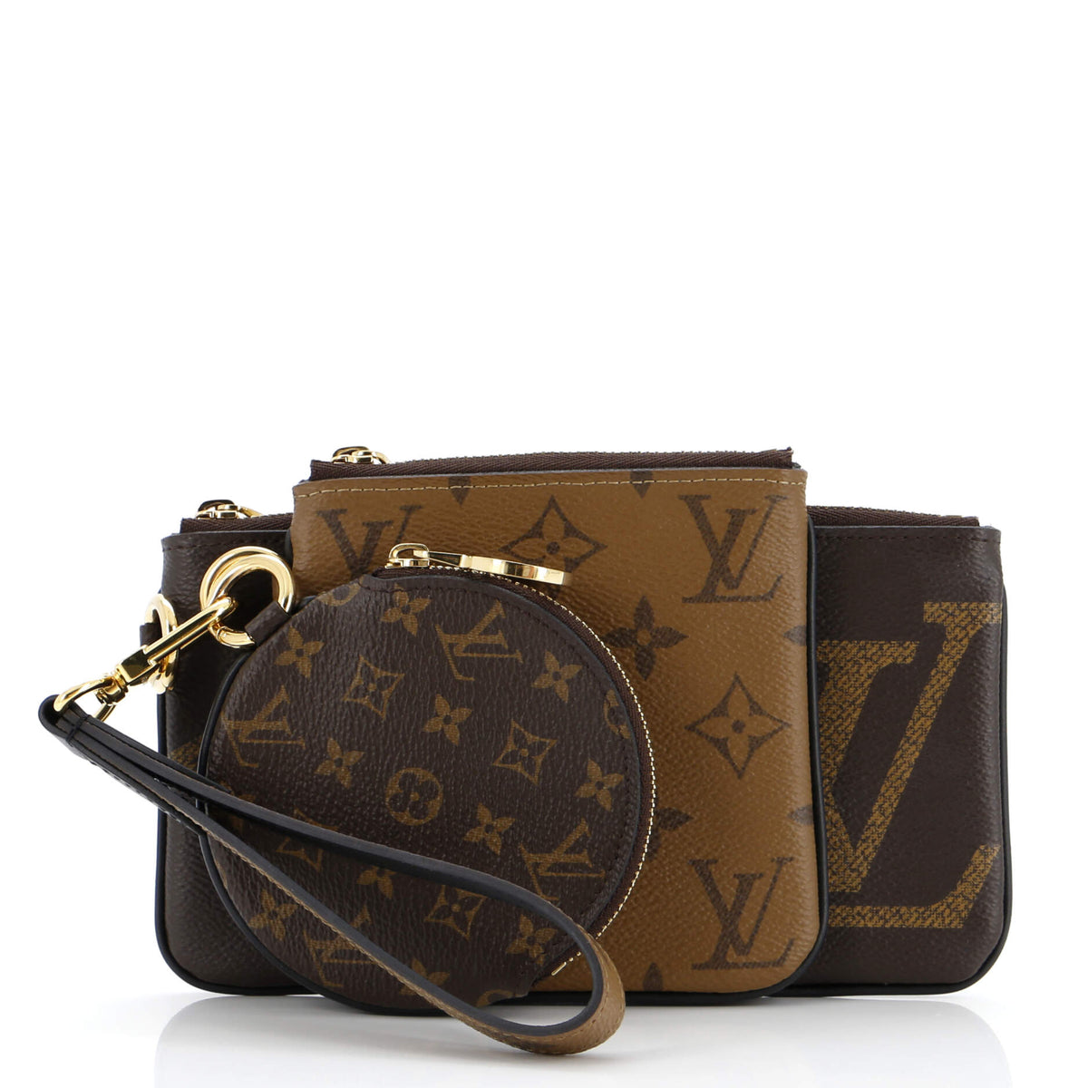 Louis Vuitton Trio Pouch Set Reverse Monogram Giant