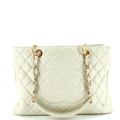 CHANEL Grand Shopping Tote Quilted Caviar