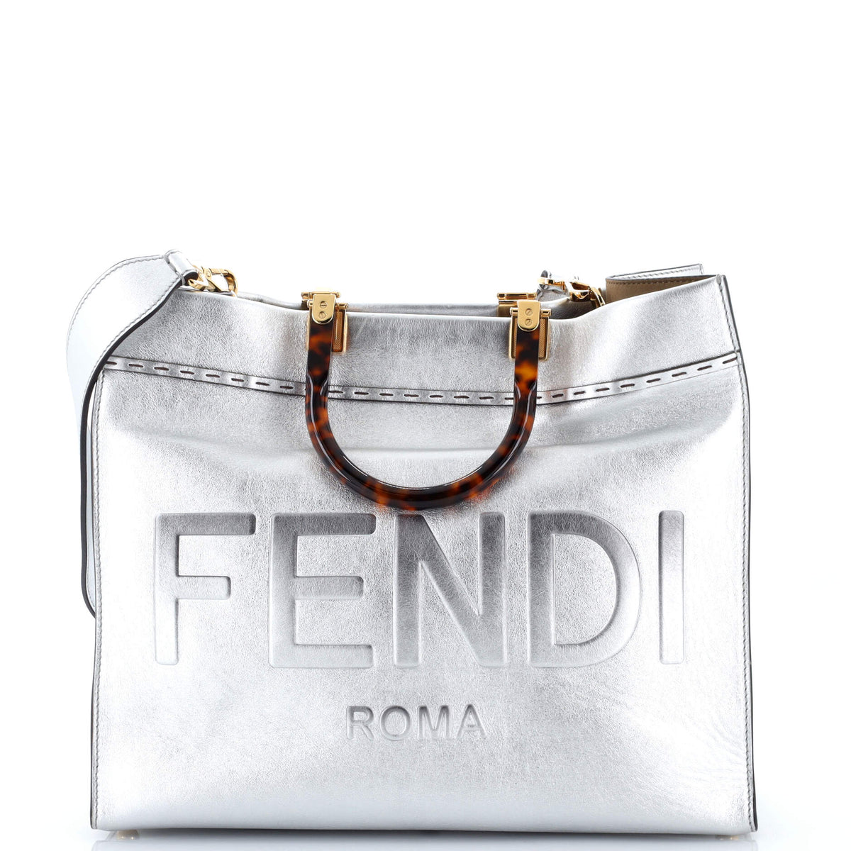 Fendi FENDI Sunshine Shopper Tote Leather Medium