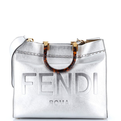 FENDI Sunshine Shopper Tote Leather Medium