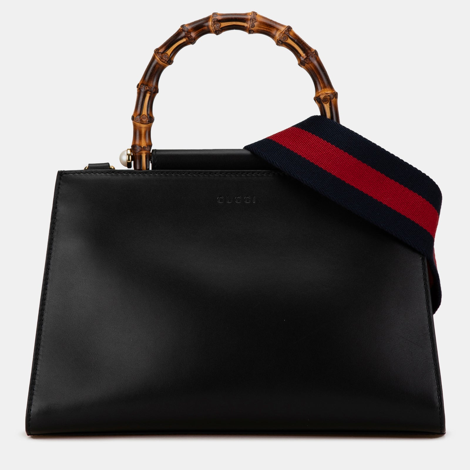 Gucci Small Leather Nymphaea Satchel