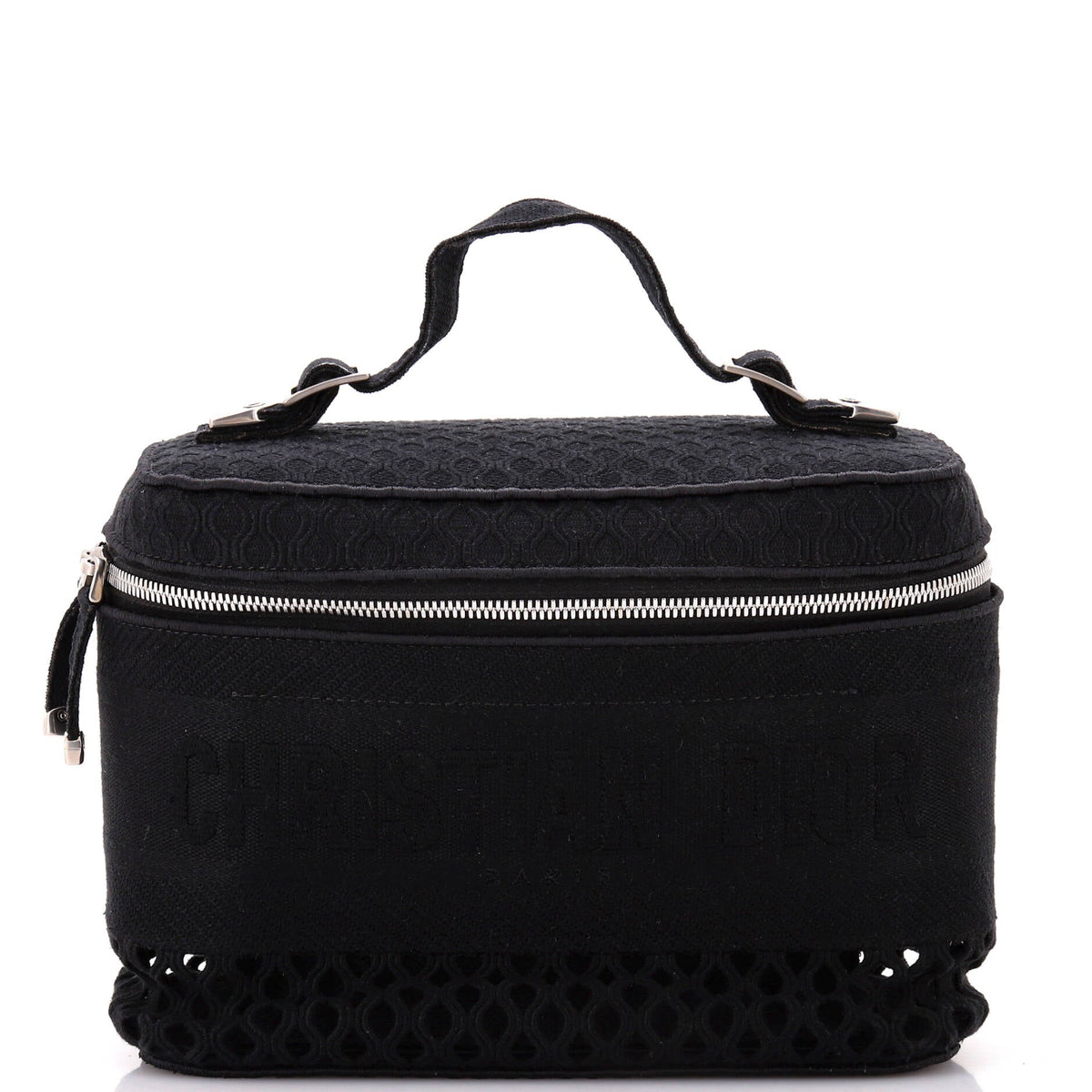 Christian Dior DiorTravel Vanity Case Embroidered Canvas with Mesh