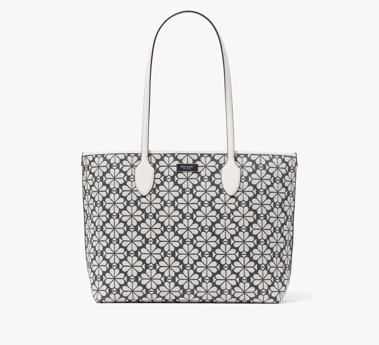 Kate Spade New York Große Tragetasche „Bleecker“ aus Jacquard mit Spatenblumenmuster