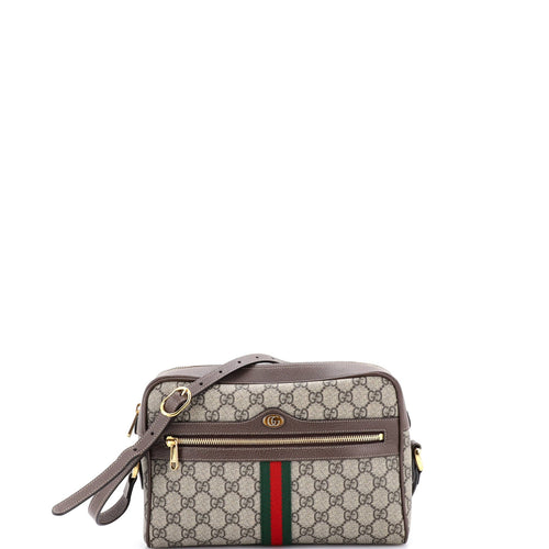 GUCCI Ophidia Shoulder Bag GG Coated Canvas Small