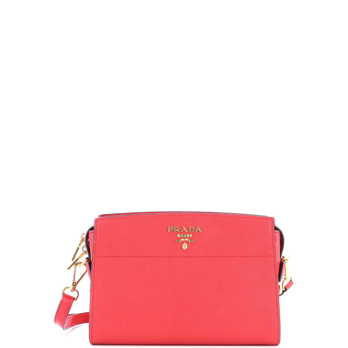 Prada PRADA Bibliotheque Crossbody Saffiano Leather