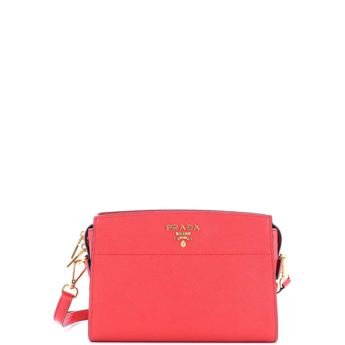 PRADA Bibliotheque Crossbody Saffiano Leather