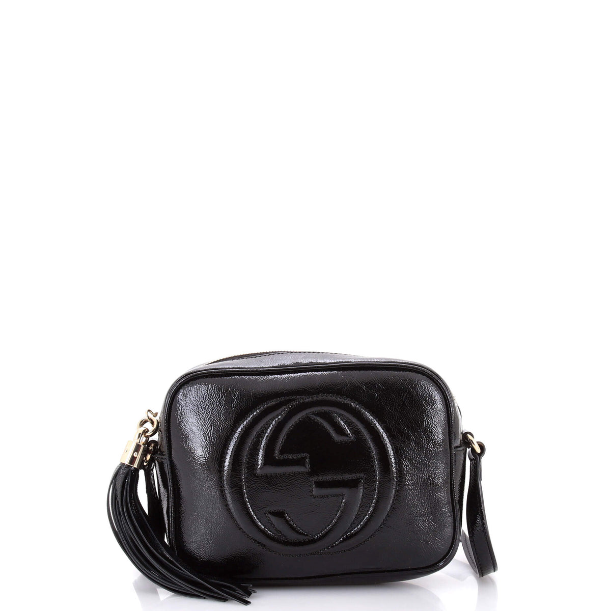 Gucci GUCCI Soho Disco Crossbody Bag Patent Small