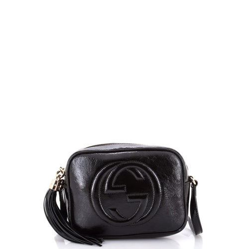 GUCCI Soho Disco Crossbody Bag Patent Small