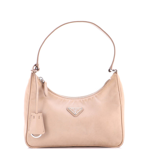 PRADA Re-Edition 2005 Hobo Tessuto with Saffiano Leather Mini